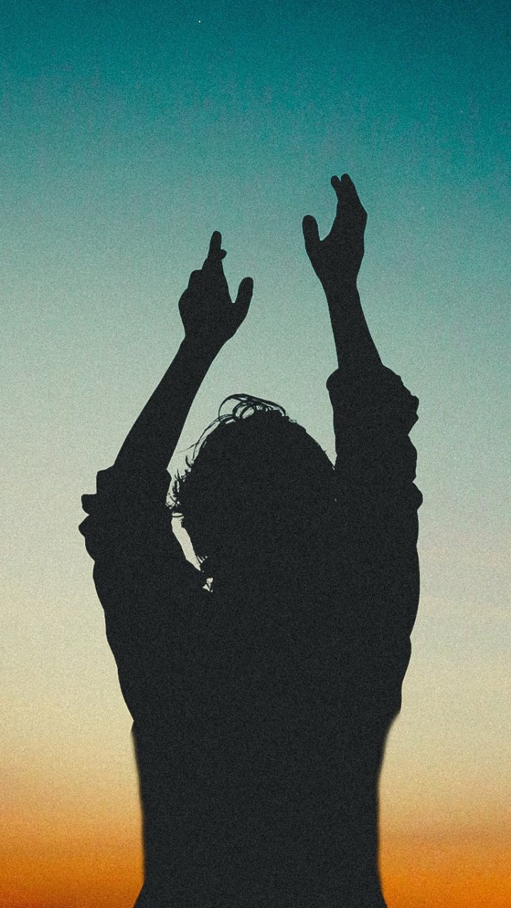 Обои Люди в природе, Счастлив, силуэт, спокойный, физическая подготовка в разрешении 720x1280