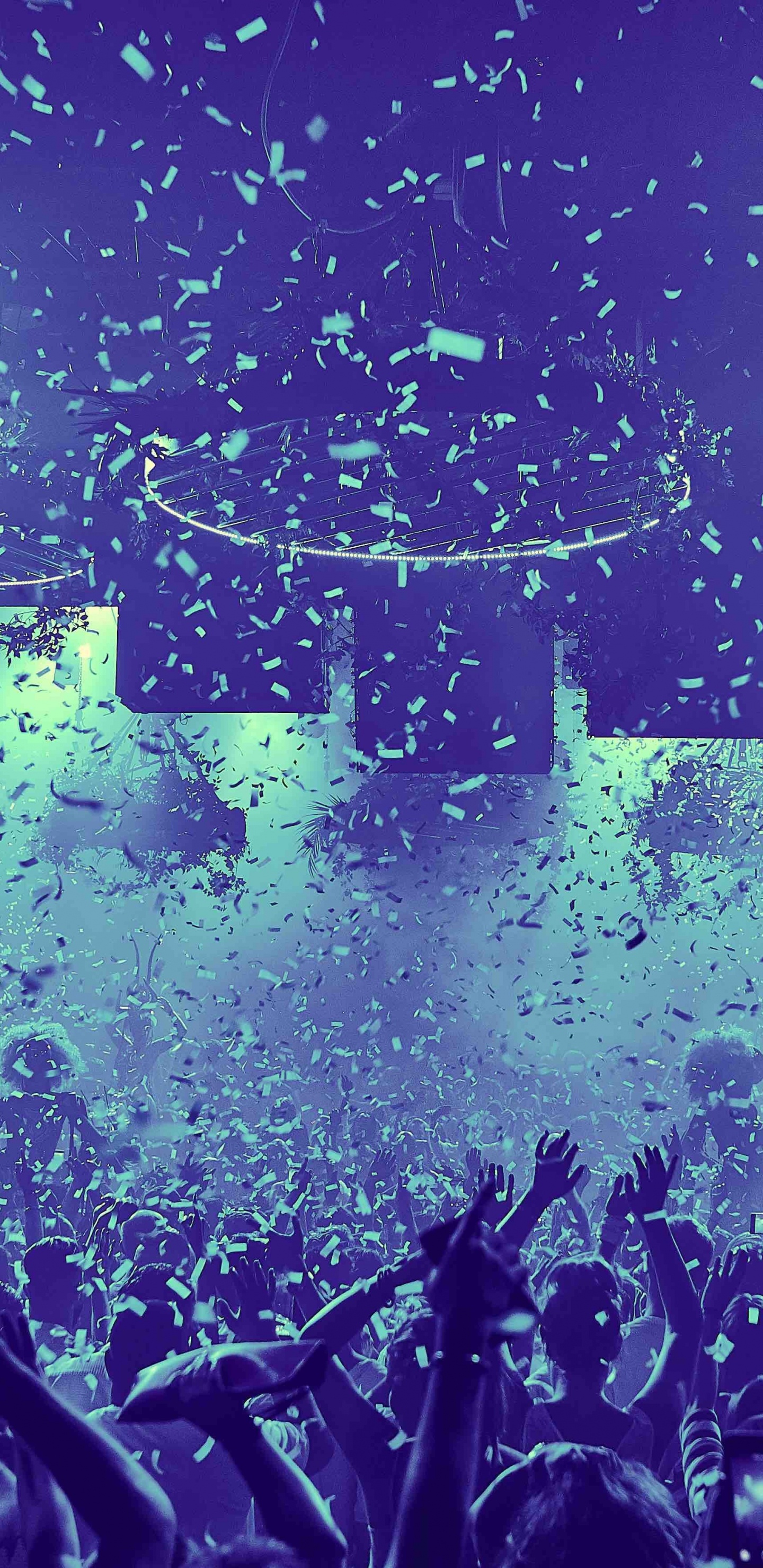 Обои ночной клуб, электронная танцевальная музыка, ремикс, зеленый, Представление в разрешении 1440x2960