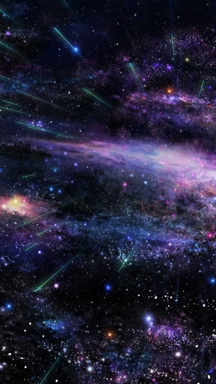 Обои смартфон, атмосфера, свет, туманность, Галактика в разрешении 720x1280