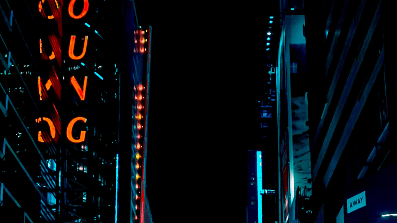 Обои НьюЙорк, городской пейзаж, здание, небоскреб, свет в разрешении 1280x720