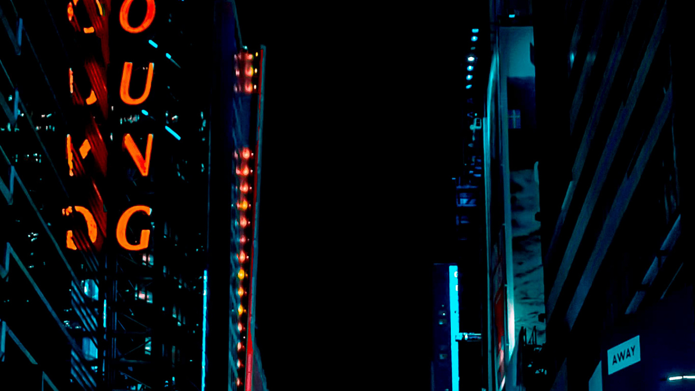 Обои НьюЙорк, городской пейзаж, здание, небоскреб, свет в разрешении 1366x768