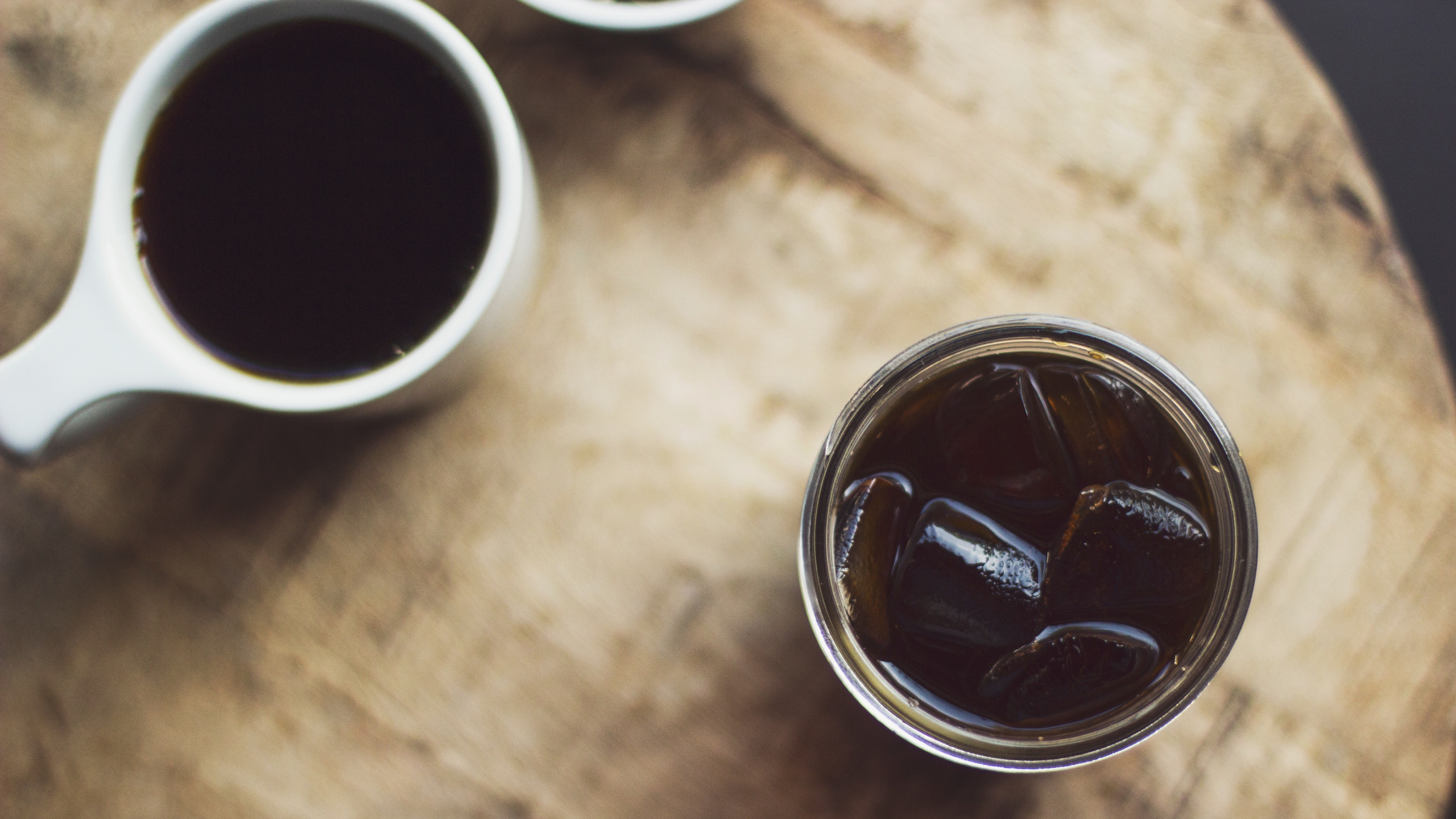 Обои кофе со льдом, кофе, кофе эспрессо, чай, сваренный кофе в разрешении 2560x1440