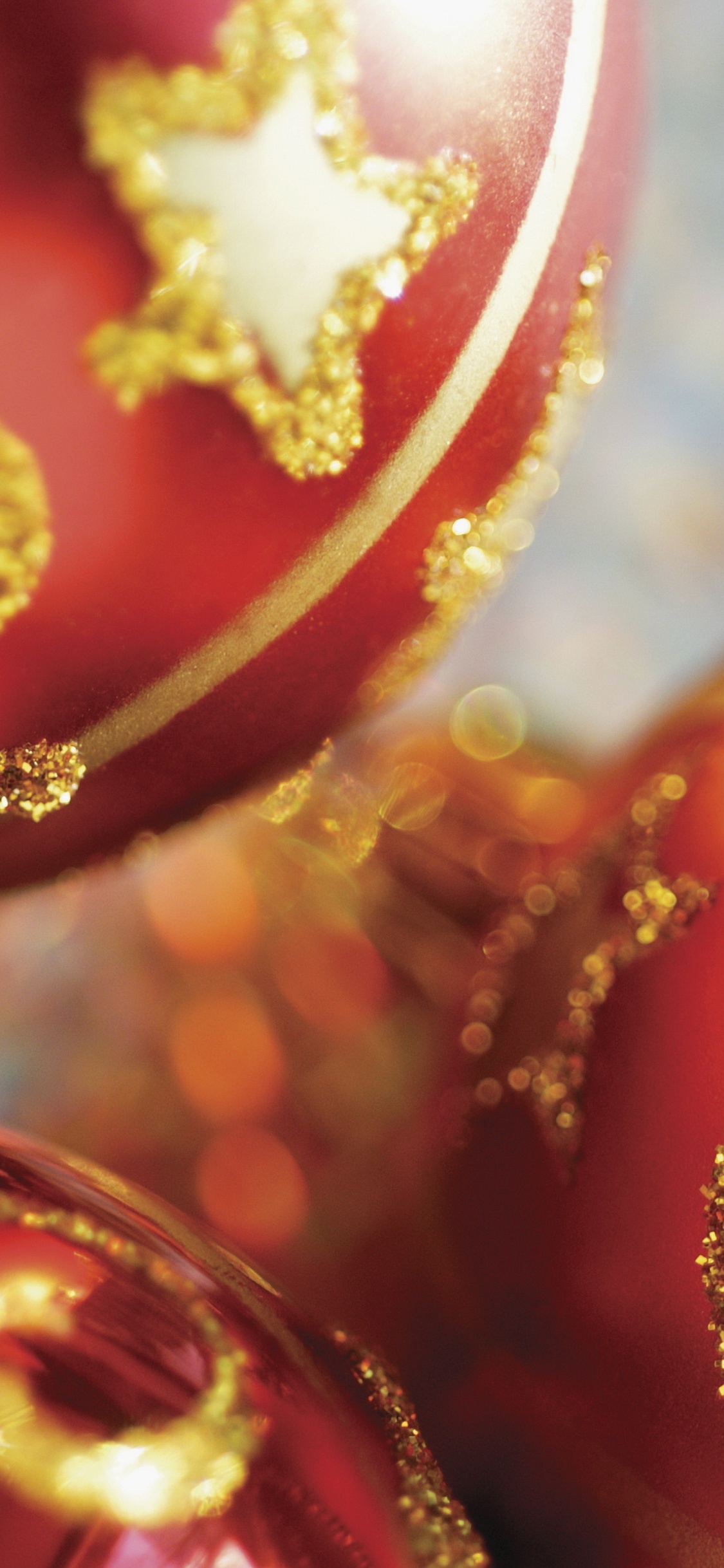 Обои Новый год, праздник, Рождественский день, рождественский орнамент, Рождественские украшения в разрешении 1125x2436