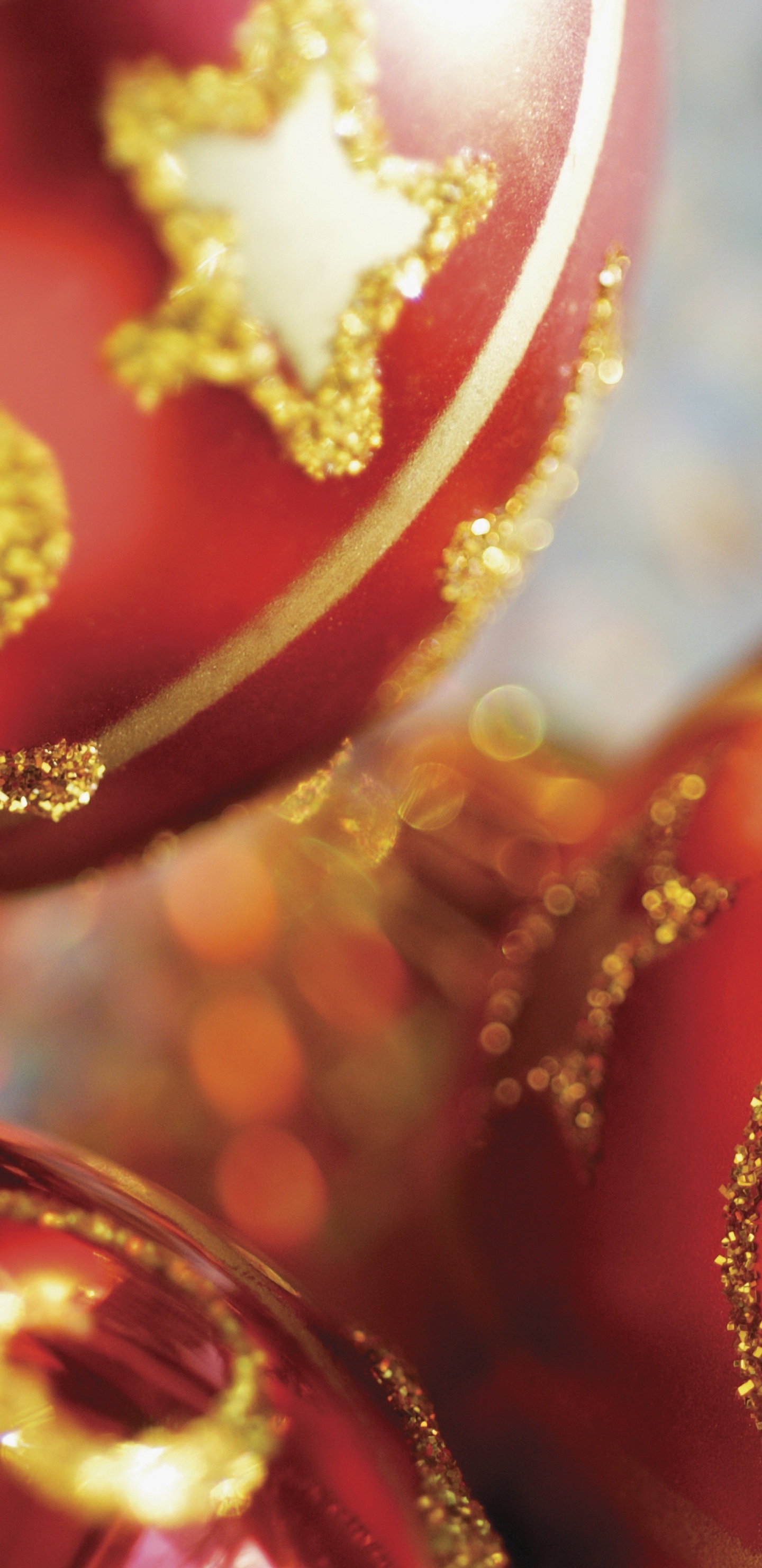 Обои Новый год, праздник, Рождественский день, рождественский орнамент, Рождественские украшения в разрешении 1440x2960