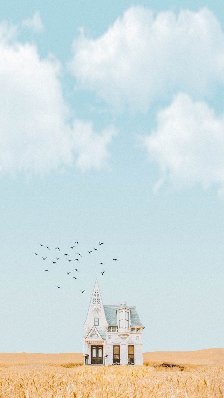 Обои Найл Хоран, Лирика, песня, облако, птица в разрешении 750x1334