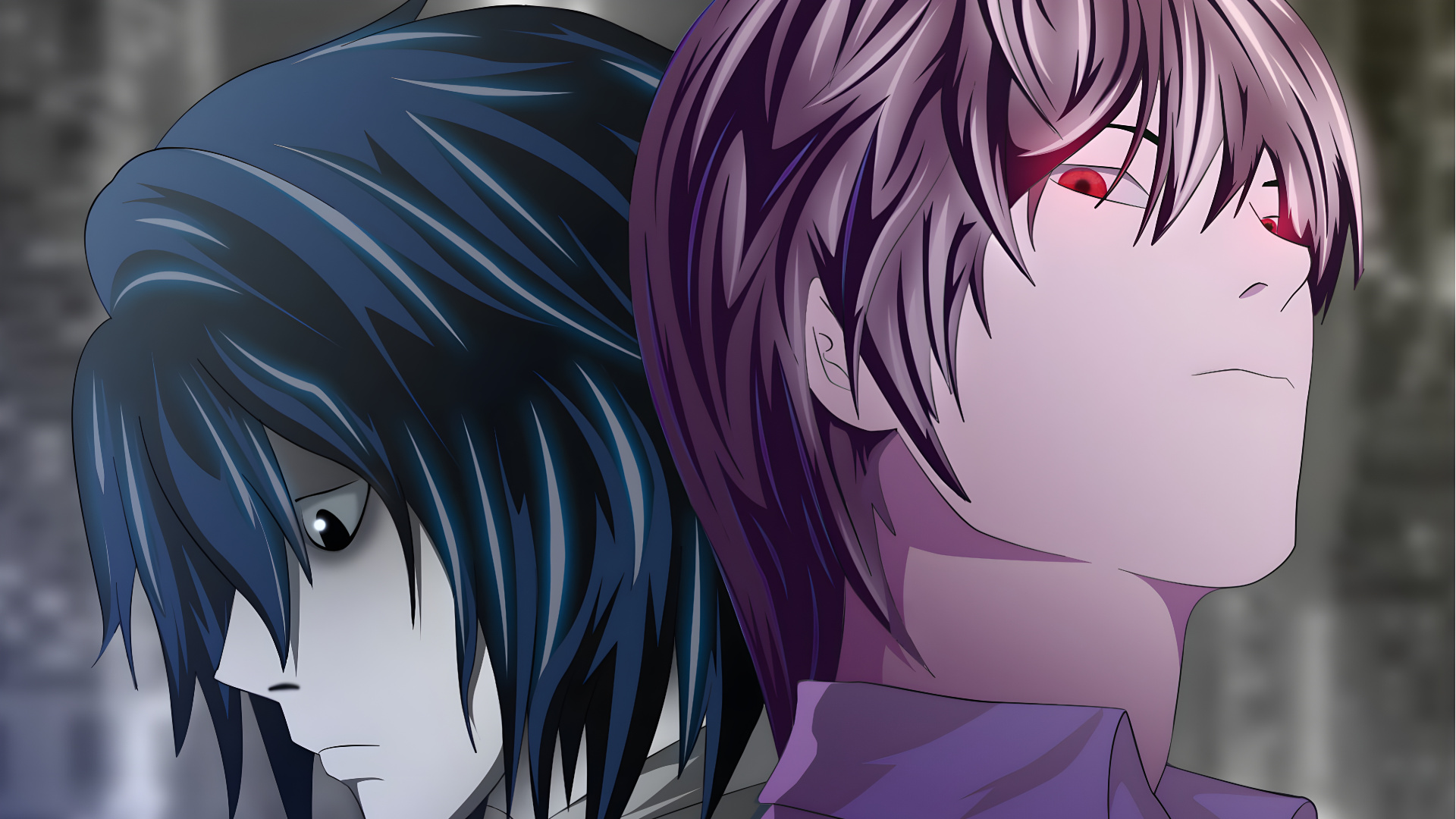 Обои Кира предсмертная записка, Ягами Лайт, мультик, тетрадь смерти, рукав в разрешении 1920x1080