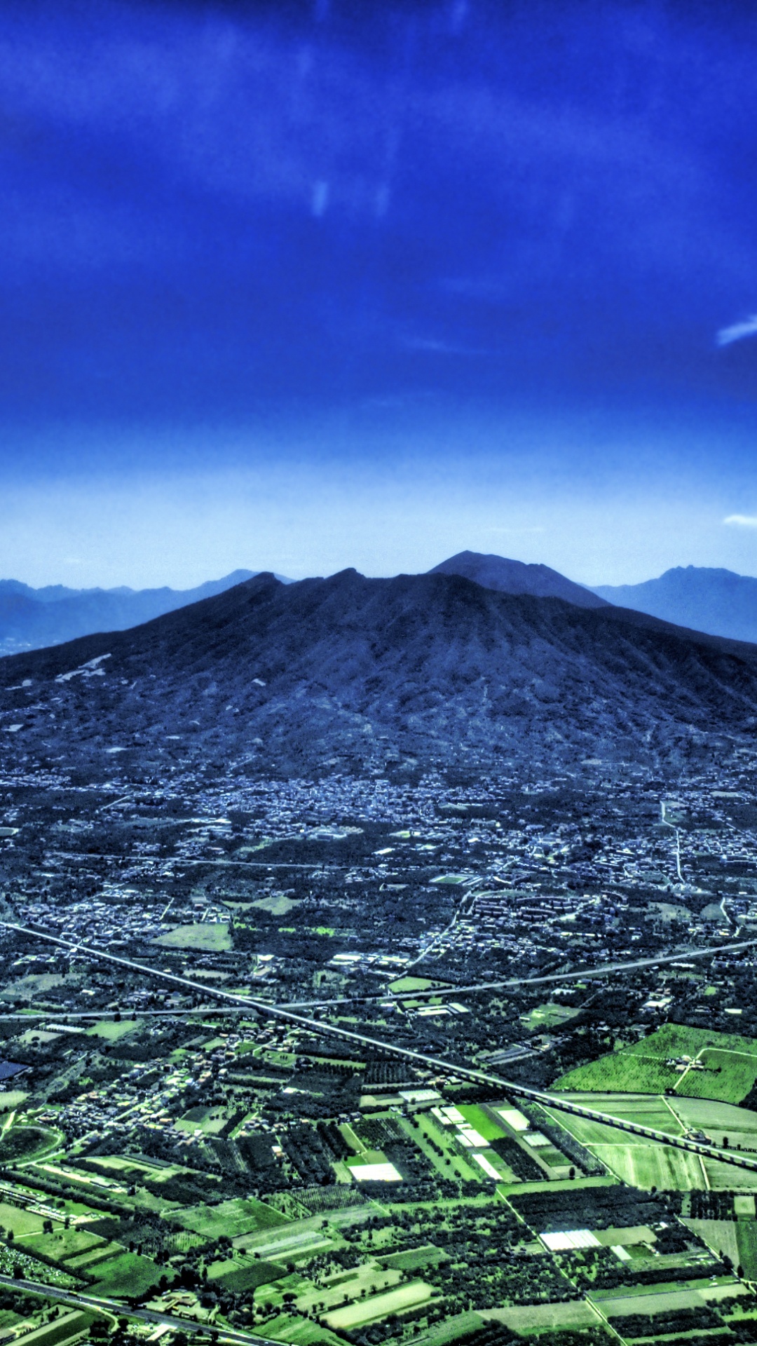 Обои Помпеи Везувий, Везувий, вулкан, гора, облако в разрешении 1080x1920