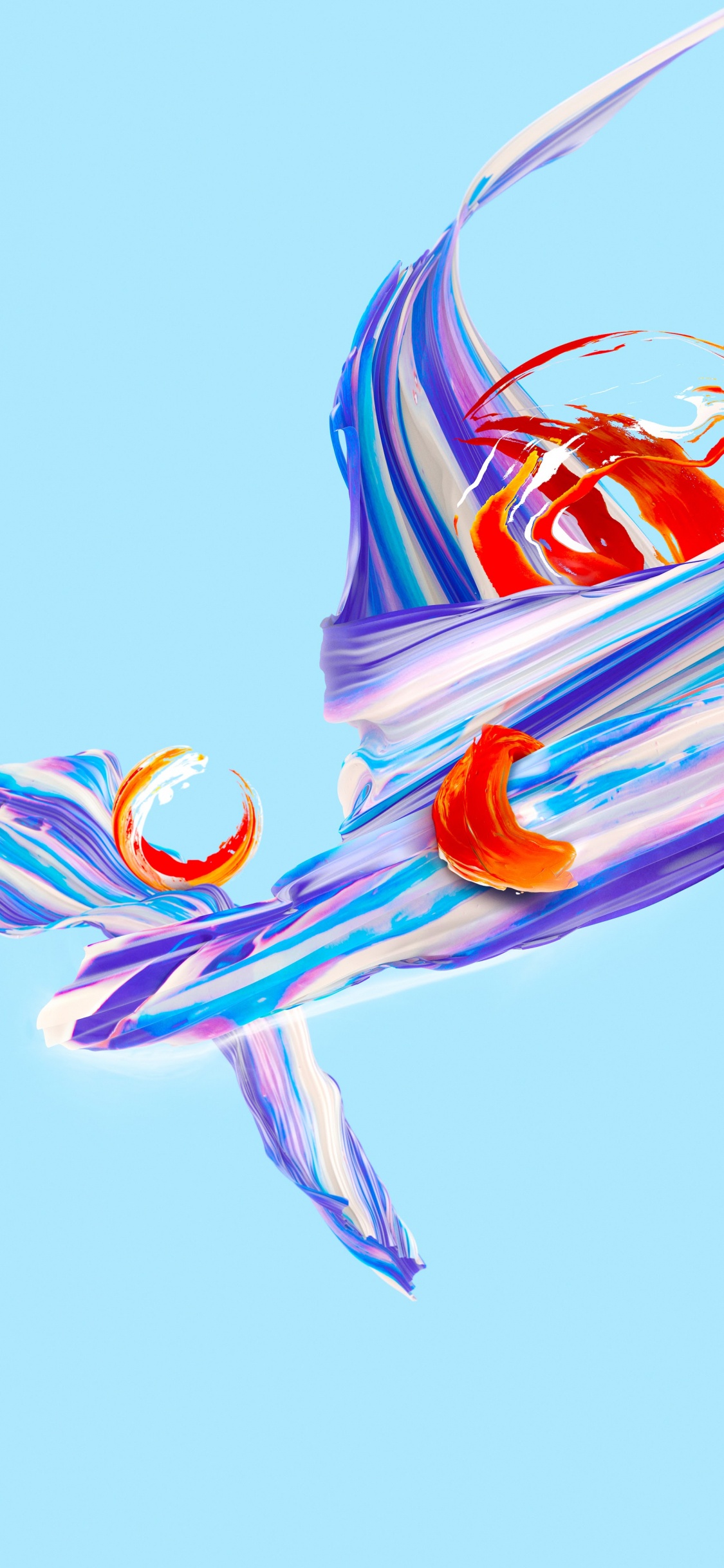 Обои OnePlus 5, андроид, OnePlus One, OxygenOS на, красочность в разрешении 1125x2436