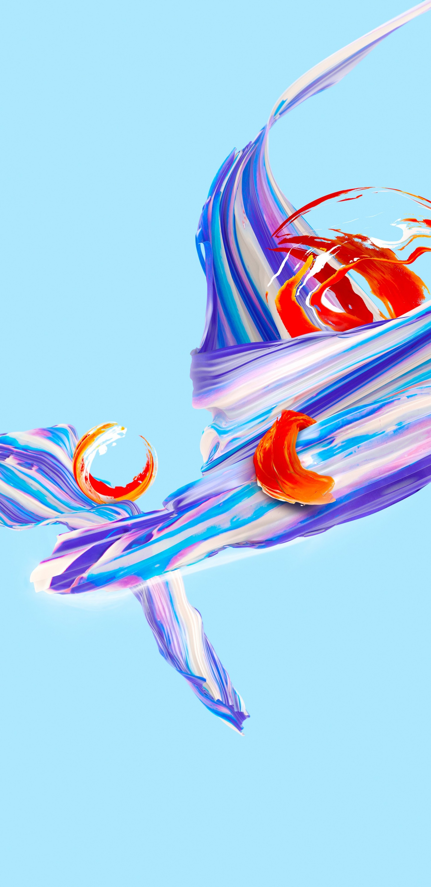 Обои OnePlus 5, андроид, OnePlus One, OxygenOS на, красочность в разрешении 1440x2960