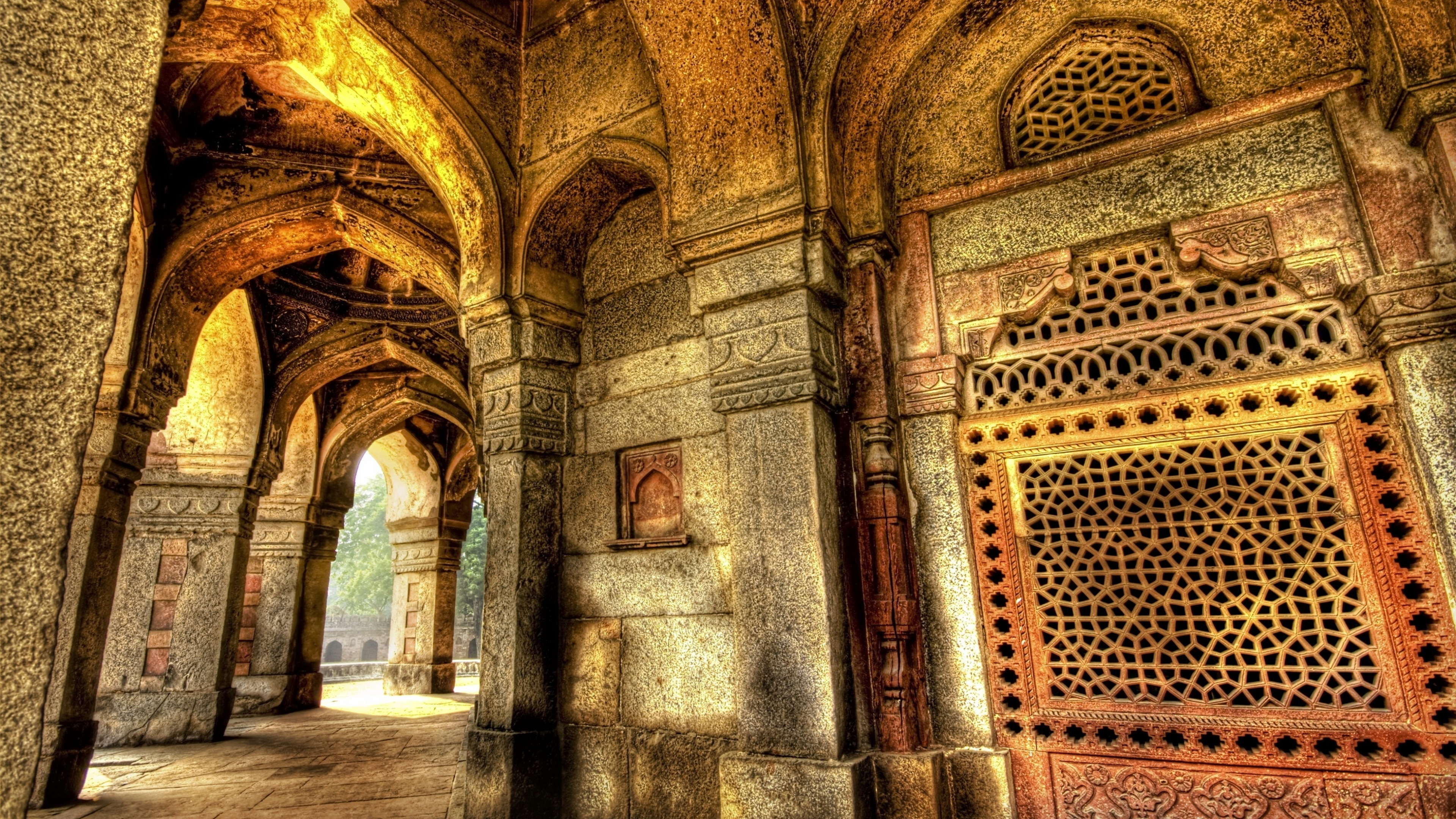 Обои Индия, арка, здание, Византийская архитектура, средневековая архитектура в разрешении 3840x2160