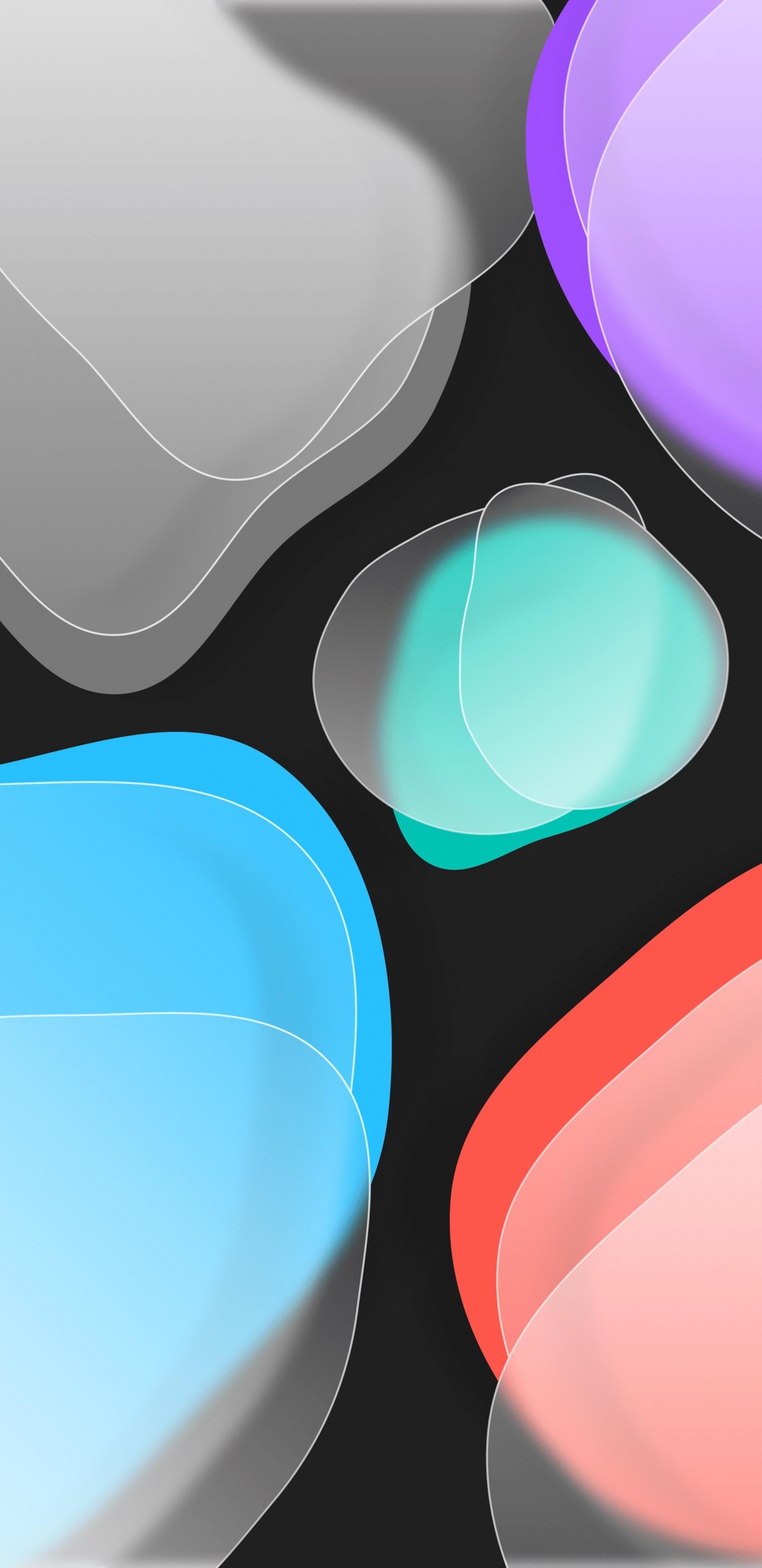 Обои дизайн, лазурный, арт, Аква, материальное свойство в разрешении 1440x2960