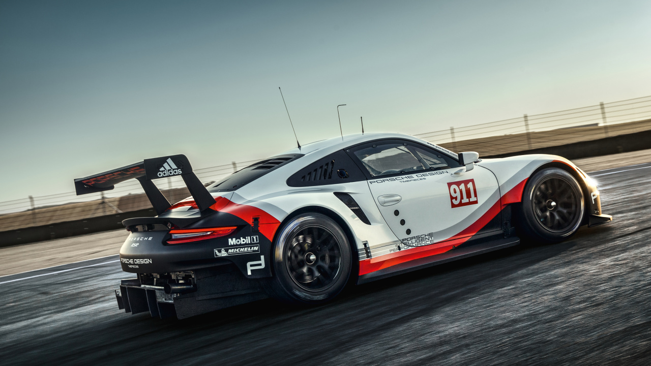 Обои Порше 911 РСР, Порше, Порше каррера ГТ, авто, спорткар в разрешении 1280x720