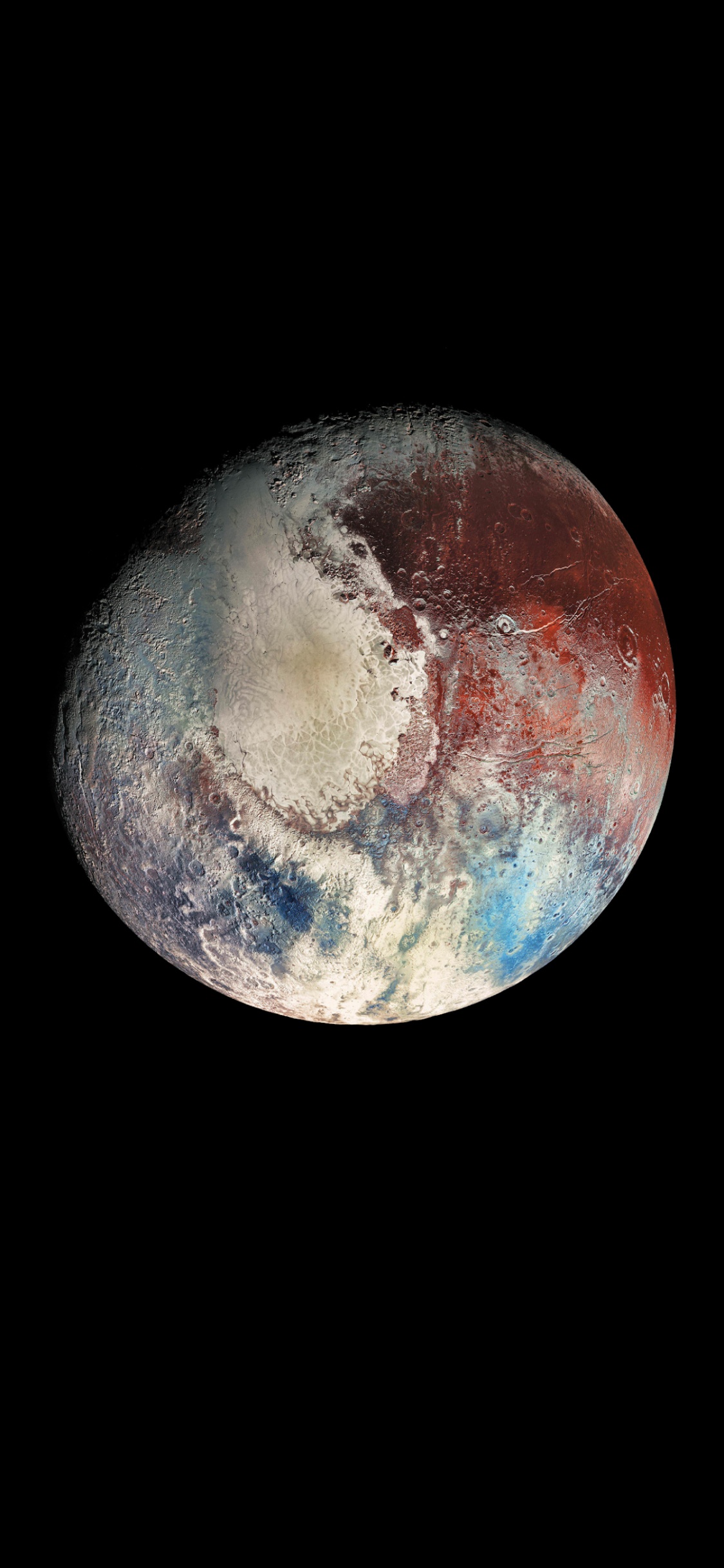 Обои ios, смартфон, луна, астрономический объект, мир в разрешении 1125x2436