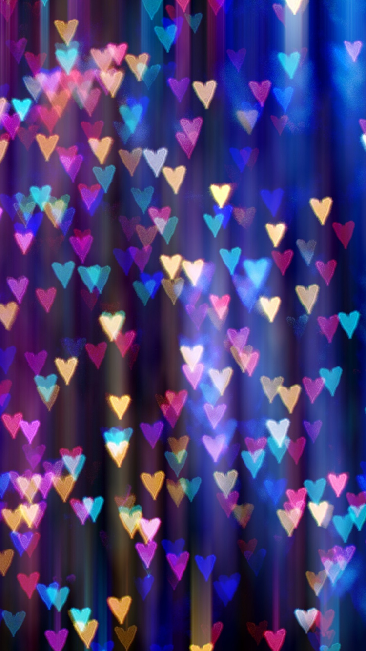 Обои свет, пурпур, Фиолетовый, телевидение, узор в разрешении 750x1334