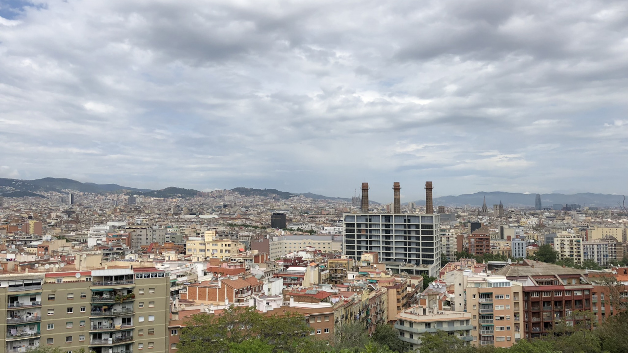 Обои дневное время, городской район, соседство, облако, жилой район в разрешении 1280x720