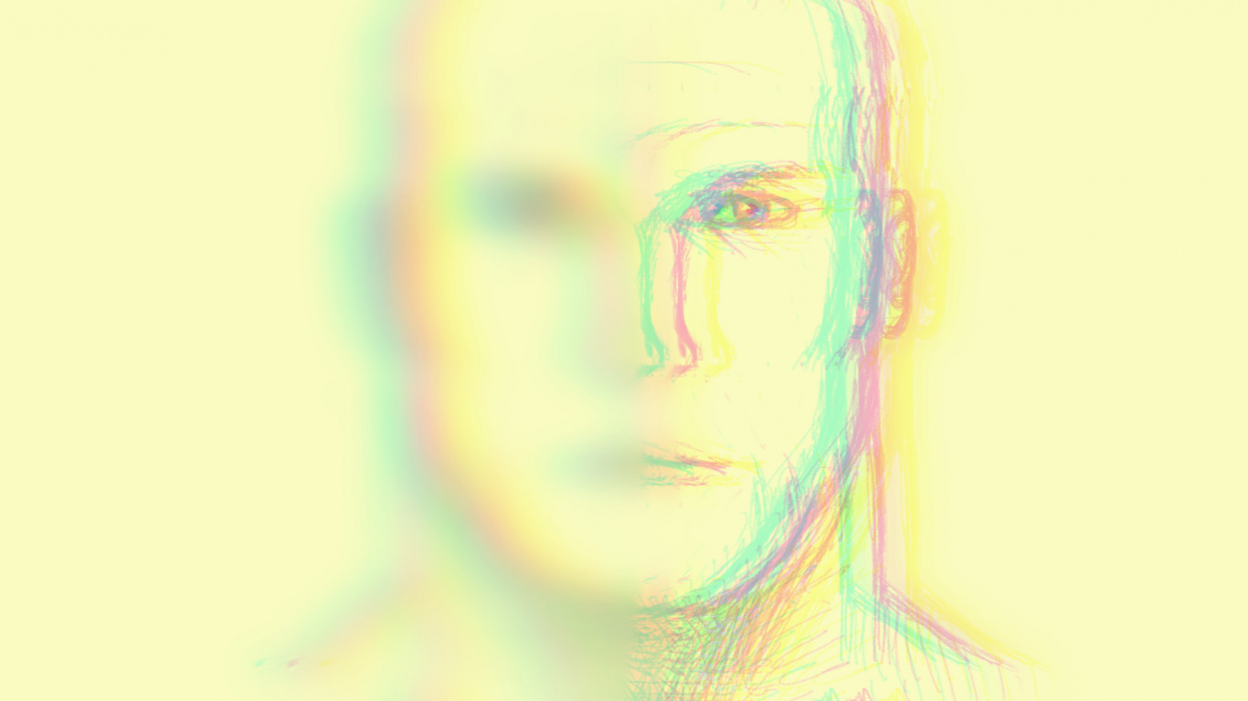 Обои глаз, визуальное искусство, голова, ресничка, пасть в разрешении 1366x768