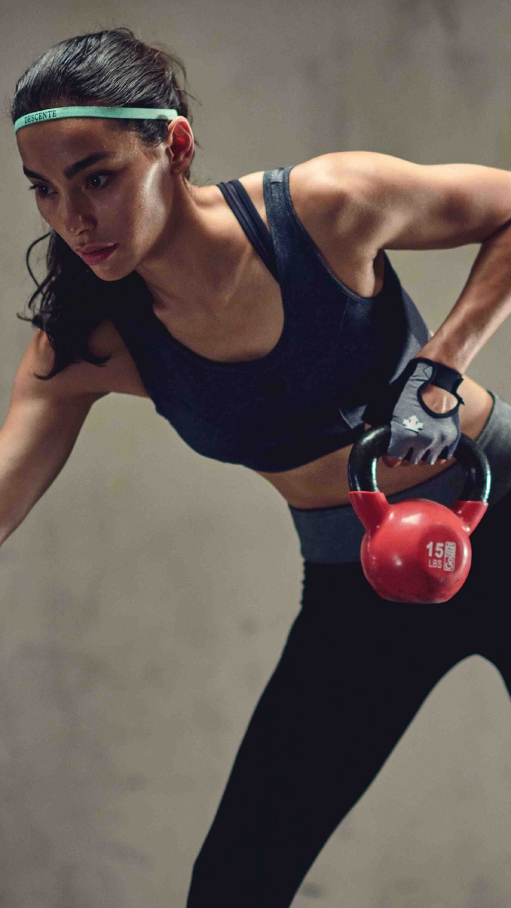 Обои Адрианна Хо, модель, рука, физическая подготовка, мышца в разрешении 720x1280