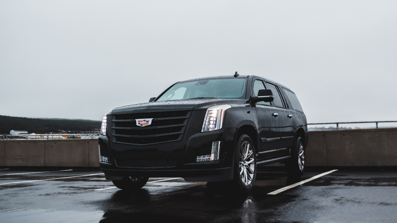 Обои бампер, Кадиллак XTS, Король, Кадиллак CTS-V в, решетка в разрешении 1280x720