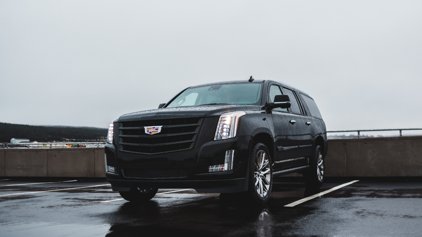 Обои бампер, Кадиллак XTS, Король, Кадиллак CTS-V в, решетка в разрешении 1366x768