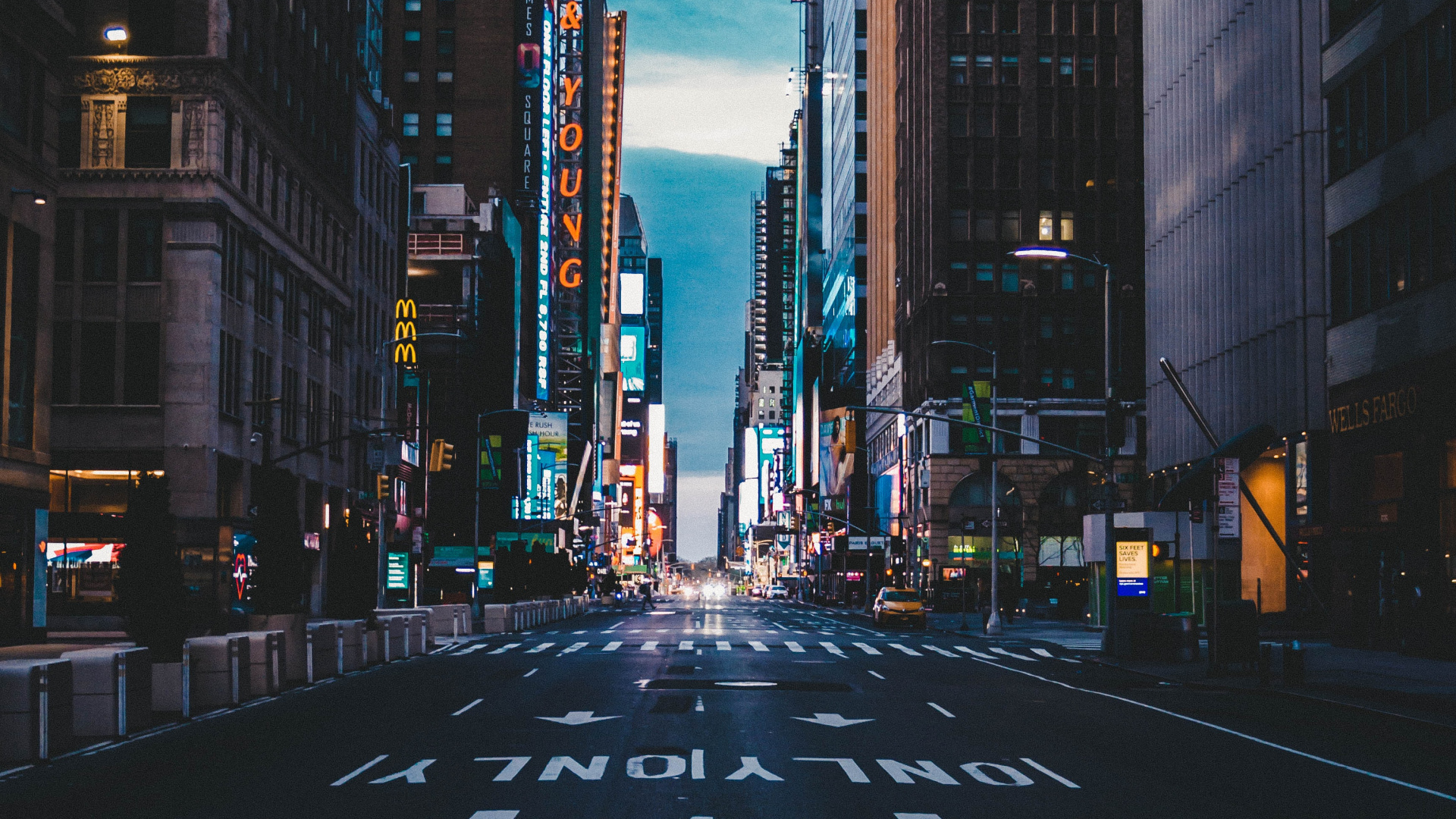 Обои НьюЙорк, улице Нью-Йорка, улица, Манхеттен, здание в разрешении 1920x1080