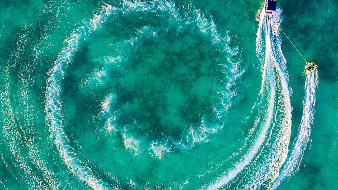 Обои смартфон, Blackview, полночь зеленый, андроид, вода в разрешении 1280x720