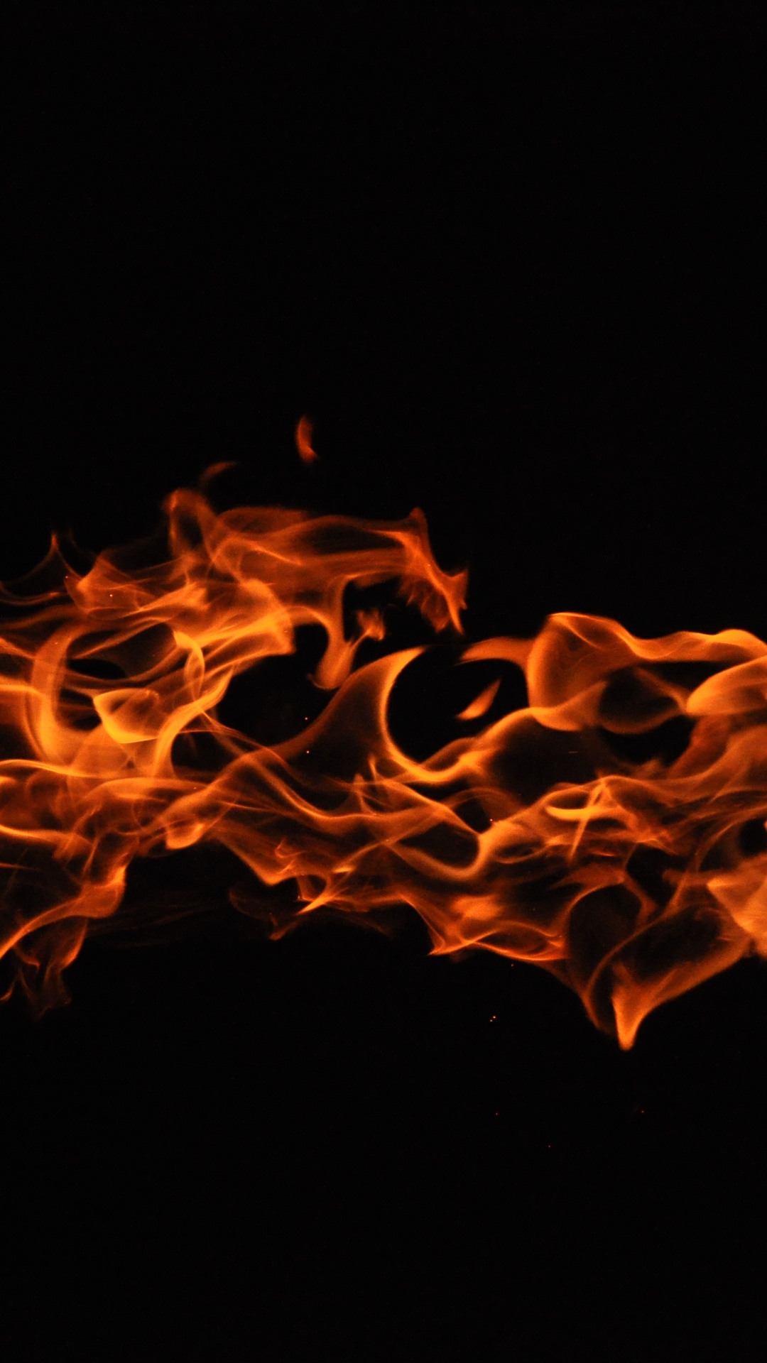 Обои пламя, огонь, тепло, главы и стихи из Библии, Исаия 43 в разрешении 1080x1920