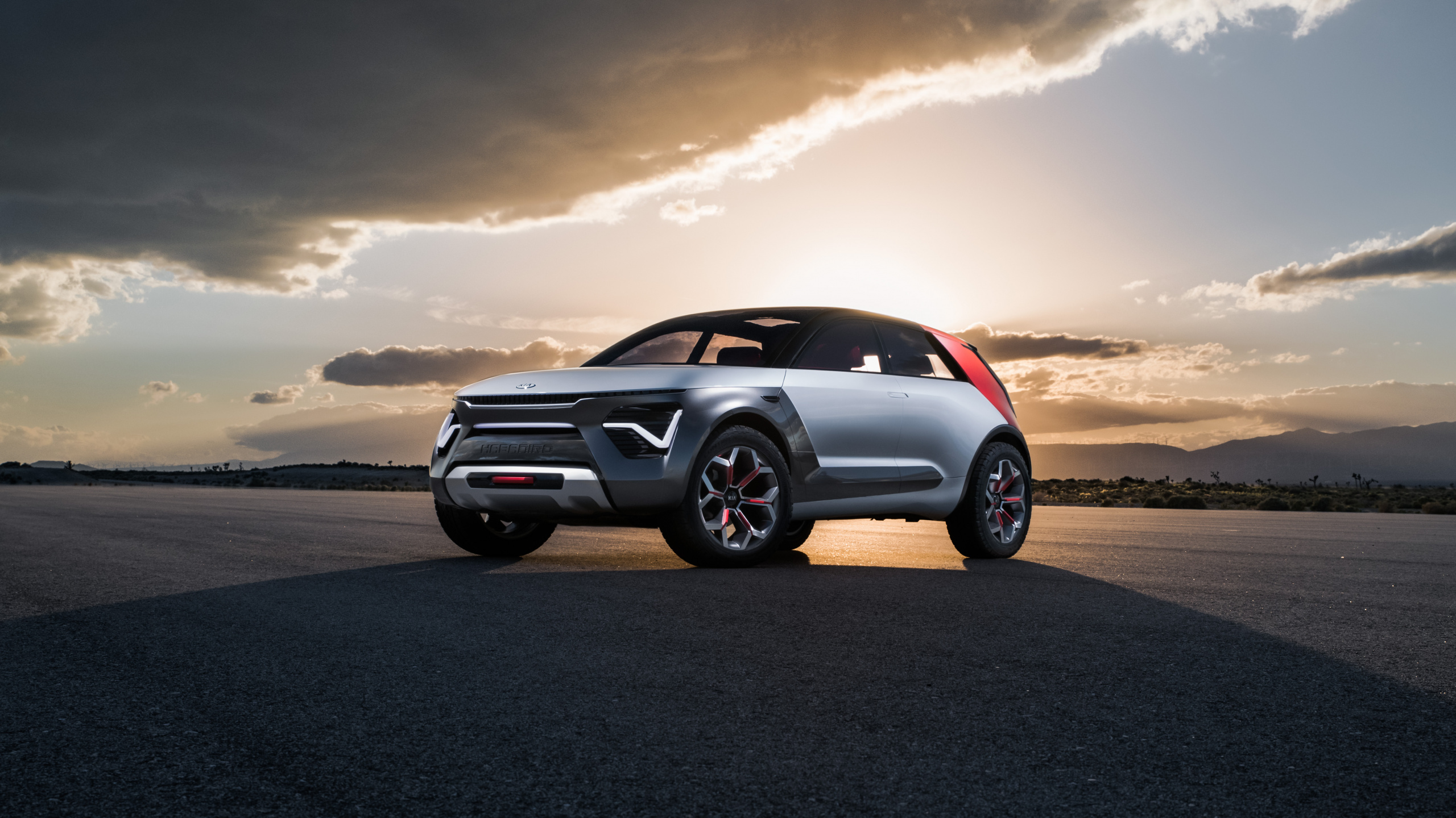 Обои Kia Motors, авто, автомобиль концепции, Мини-внедорожник, пейзаж в разрешении 2560x1440