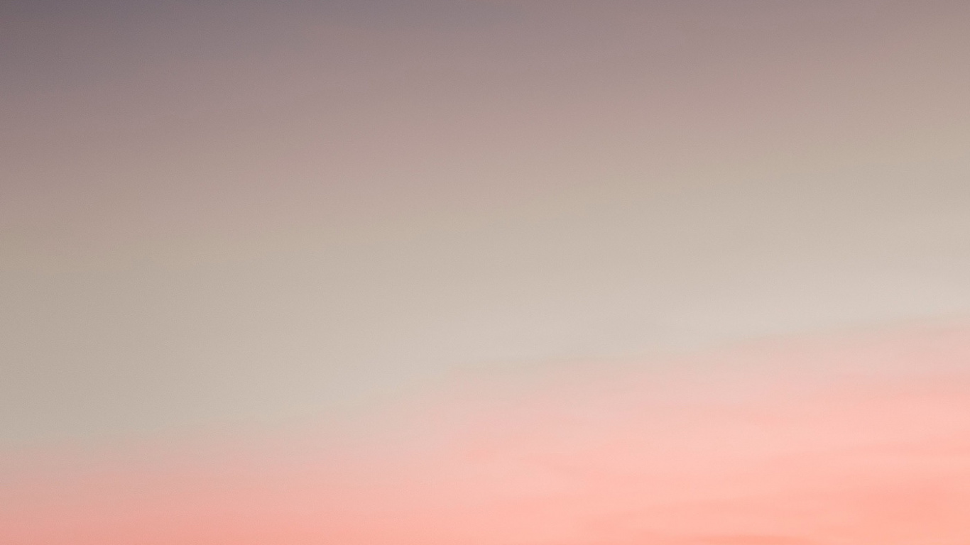 Обои луна, закат, полумесяц в разрешении 1366x768