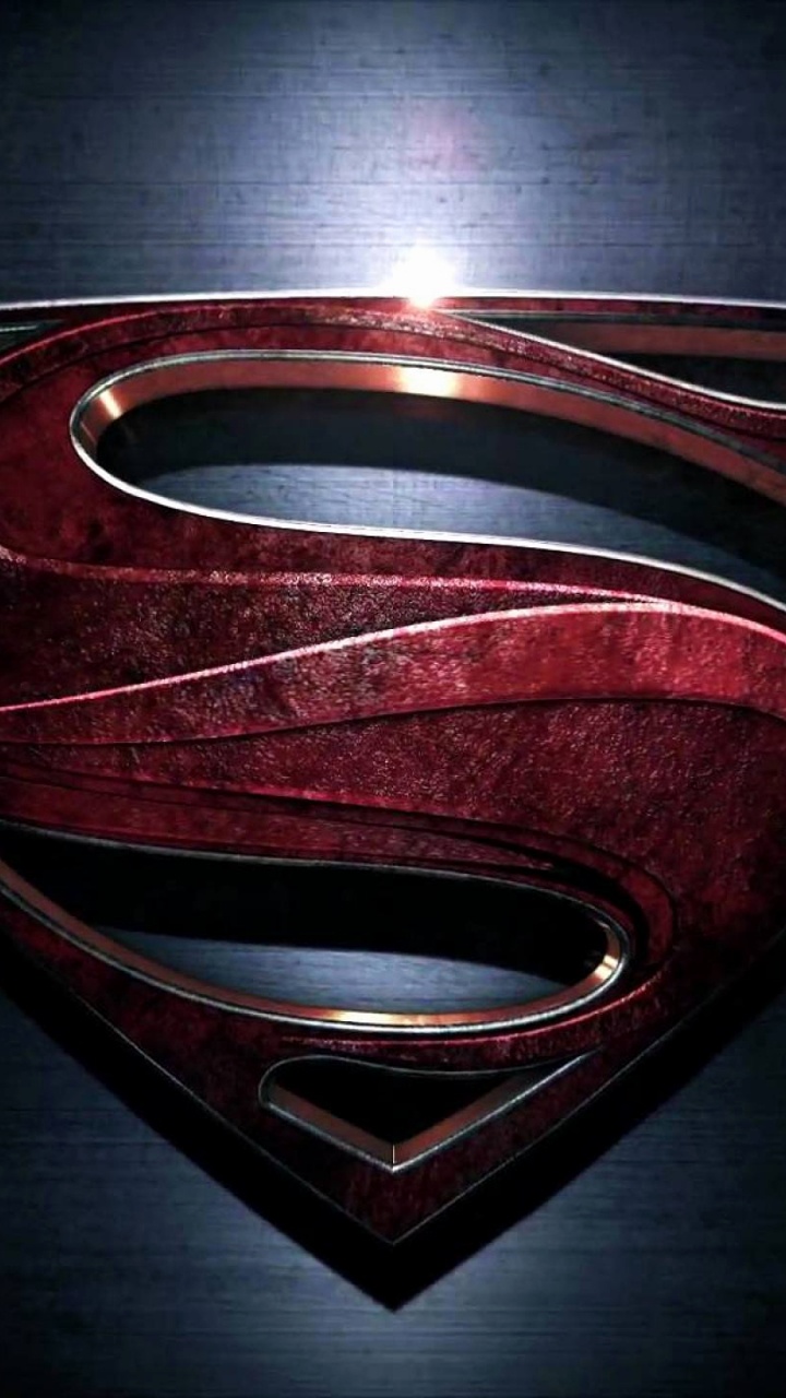 Обои Супермен, Логотип супермена, Лига справедливости, эмблема, Кларк Кент в разрешении 720x1280