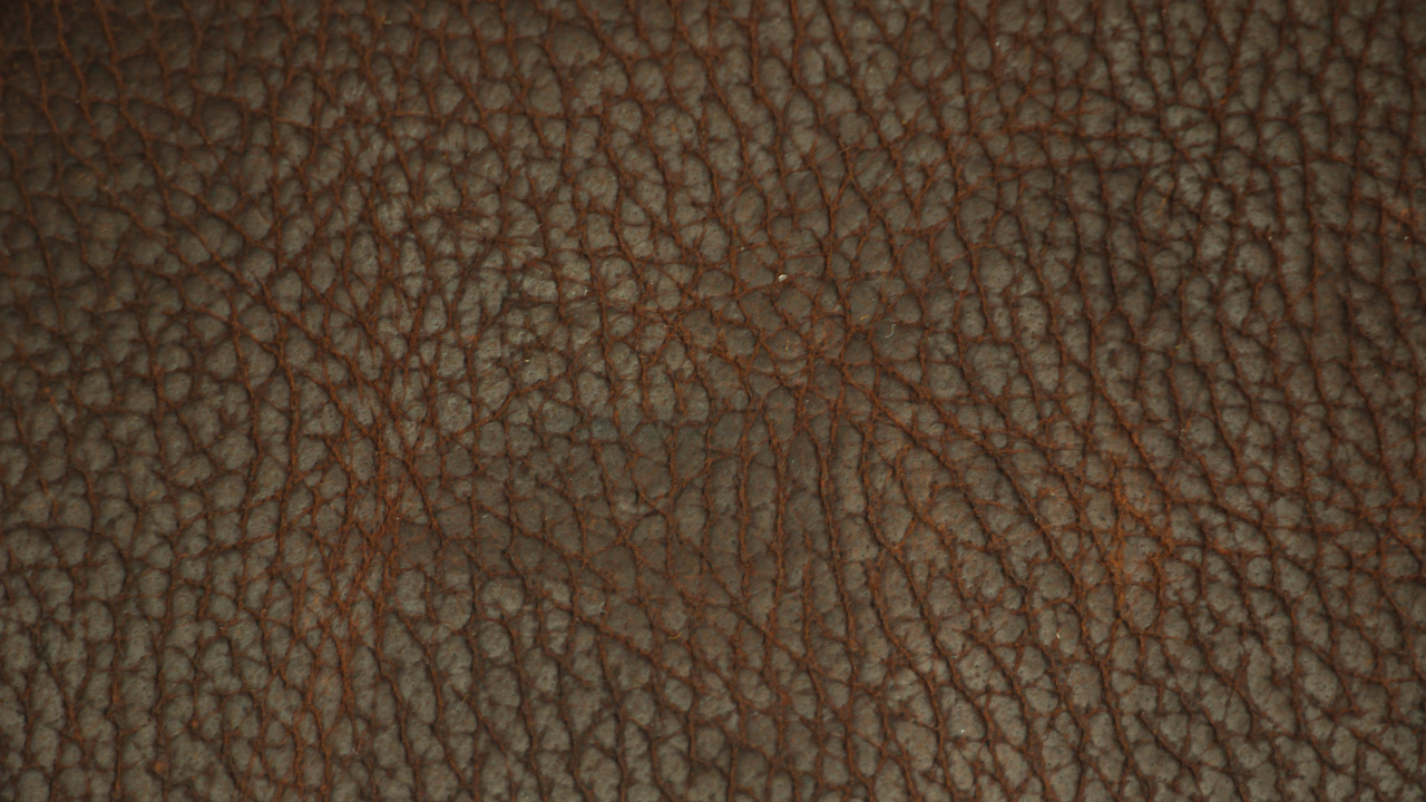 Обои воловья кожа, шкура, ткань, коричневый цвет, узор в разрешении 1280x720