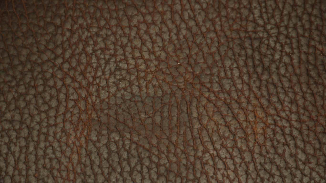 Обои воловья кожа, шкура, ткань, коричневый цвет, узор в разрешении 1366x768