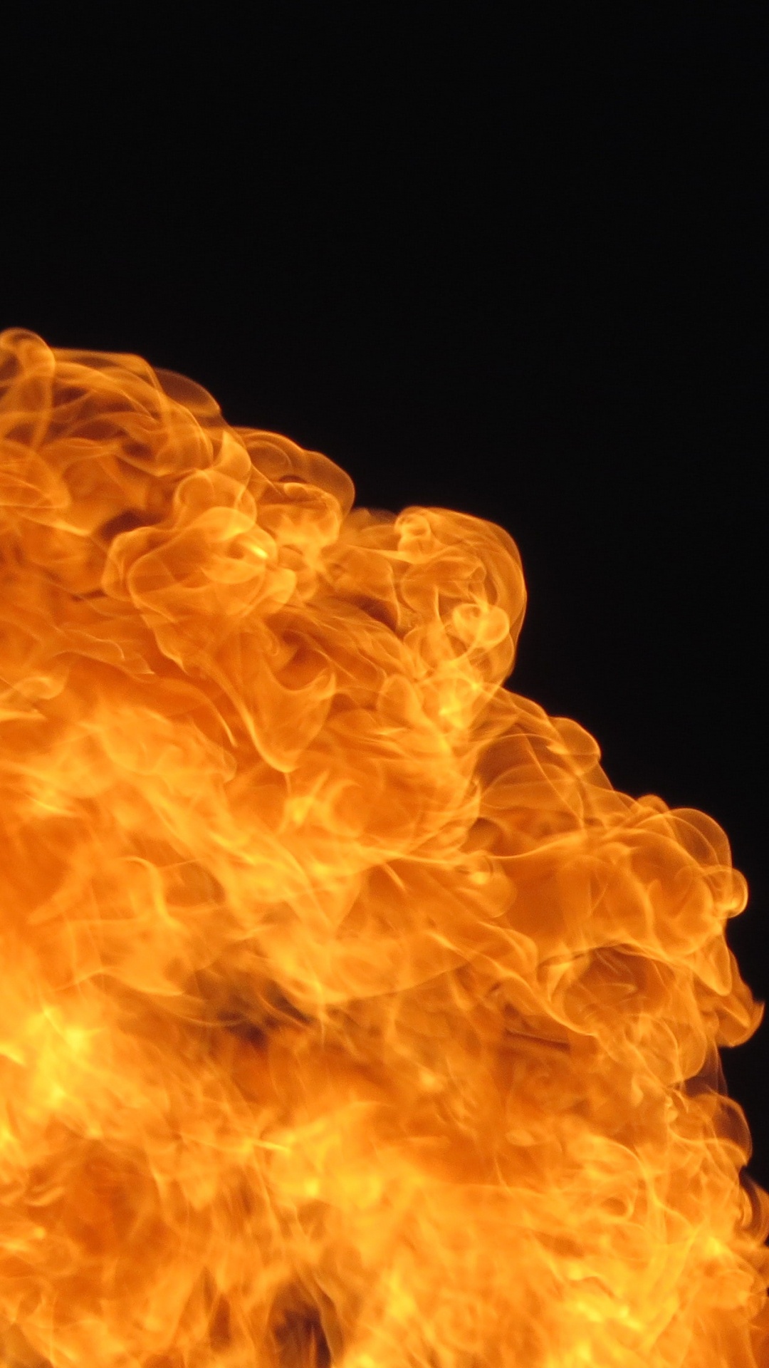 Обои огонь, пламя, тепло, газовый факел, сгорание в разрешении 1080x1920