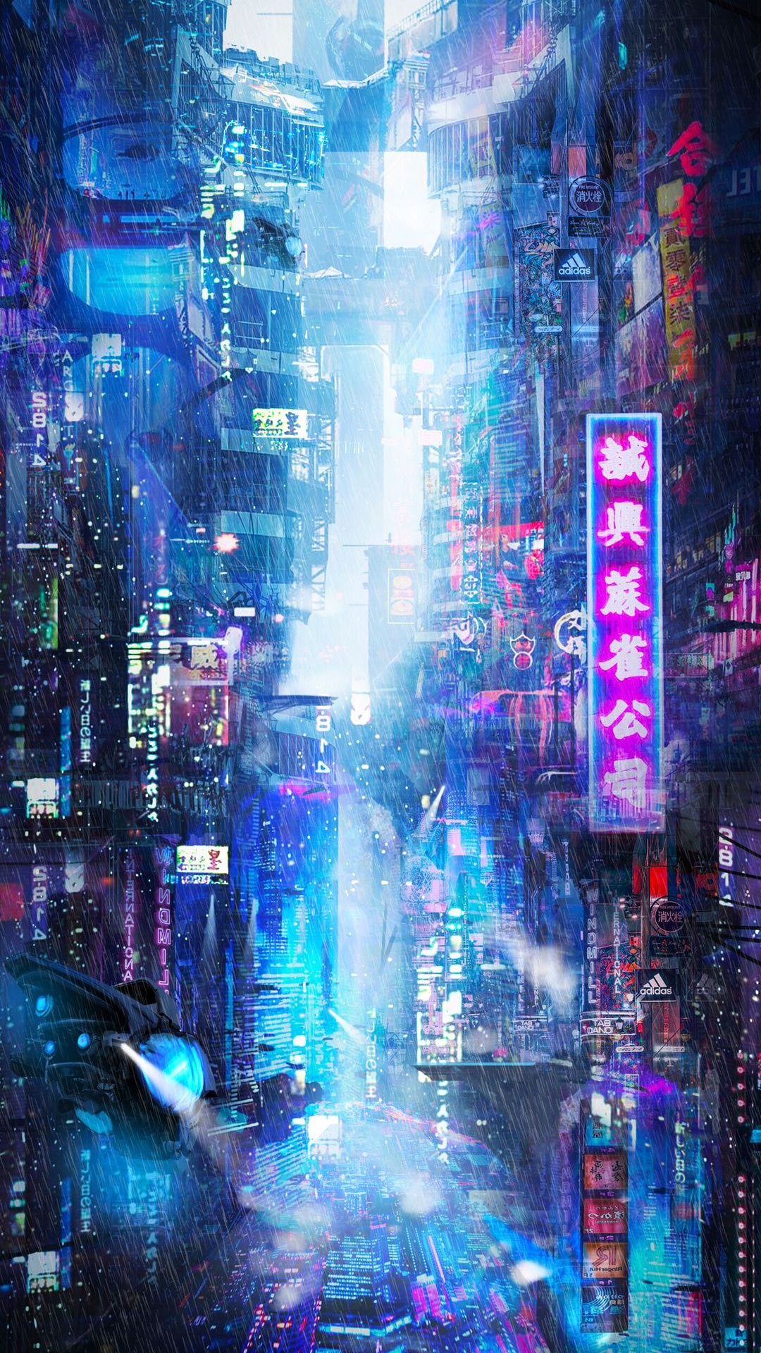 Обои нокиа е72, смартфон, синий, свет, пурпур в разрешении 1080x1920