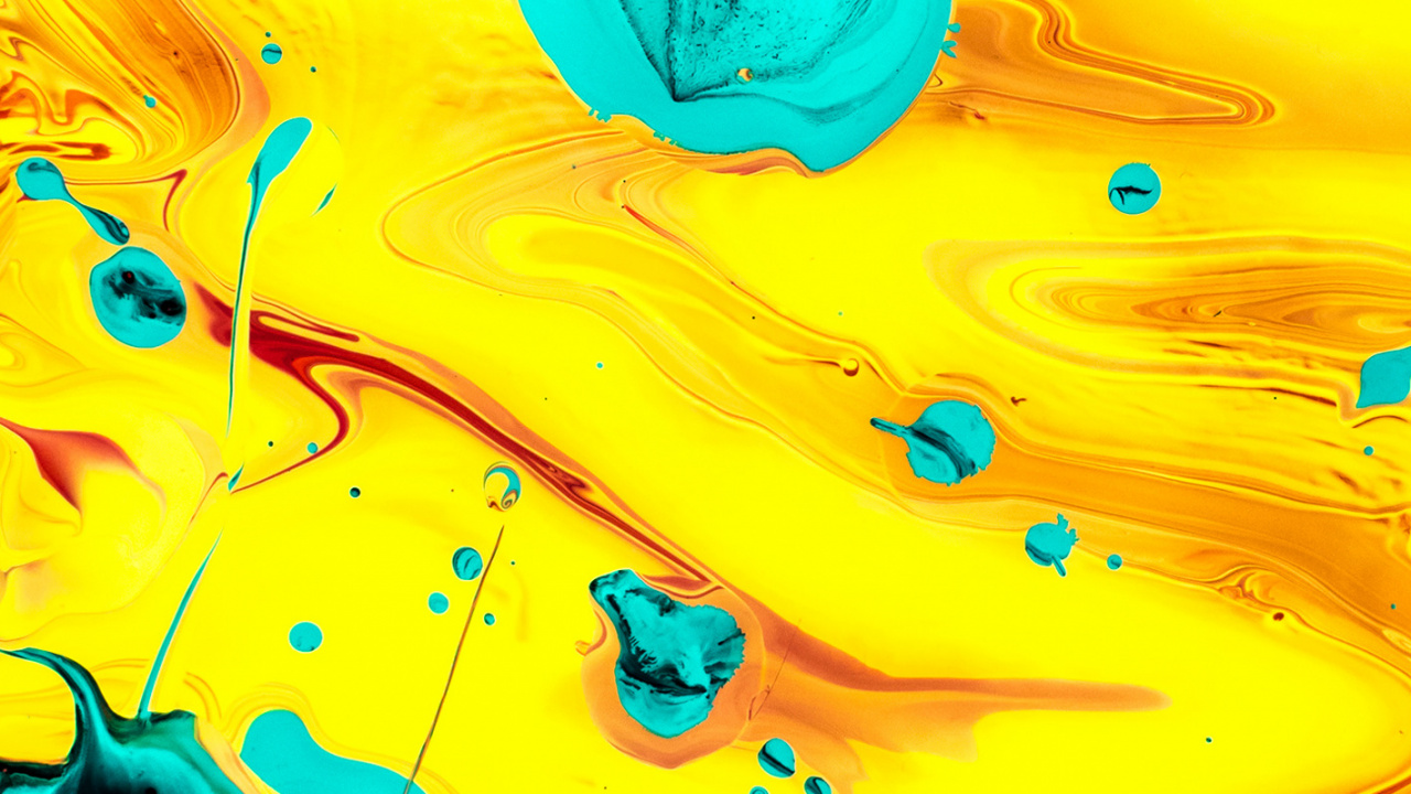 Обои арт, зеленый, синий, природа, окружающая среда в разрешении 1280x720