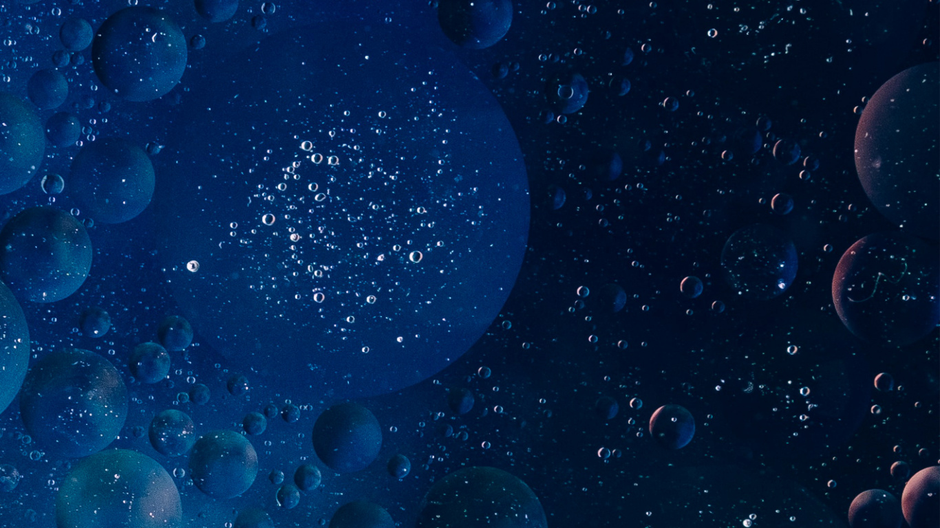 Обои яблоко, ios, синий, красочность, узор в разрешении 1366x768