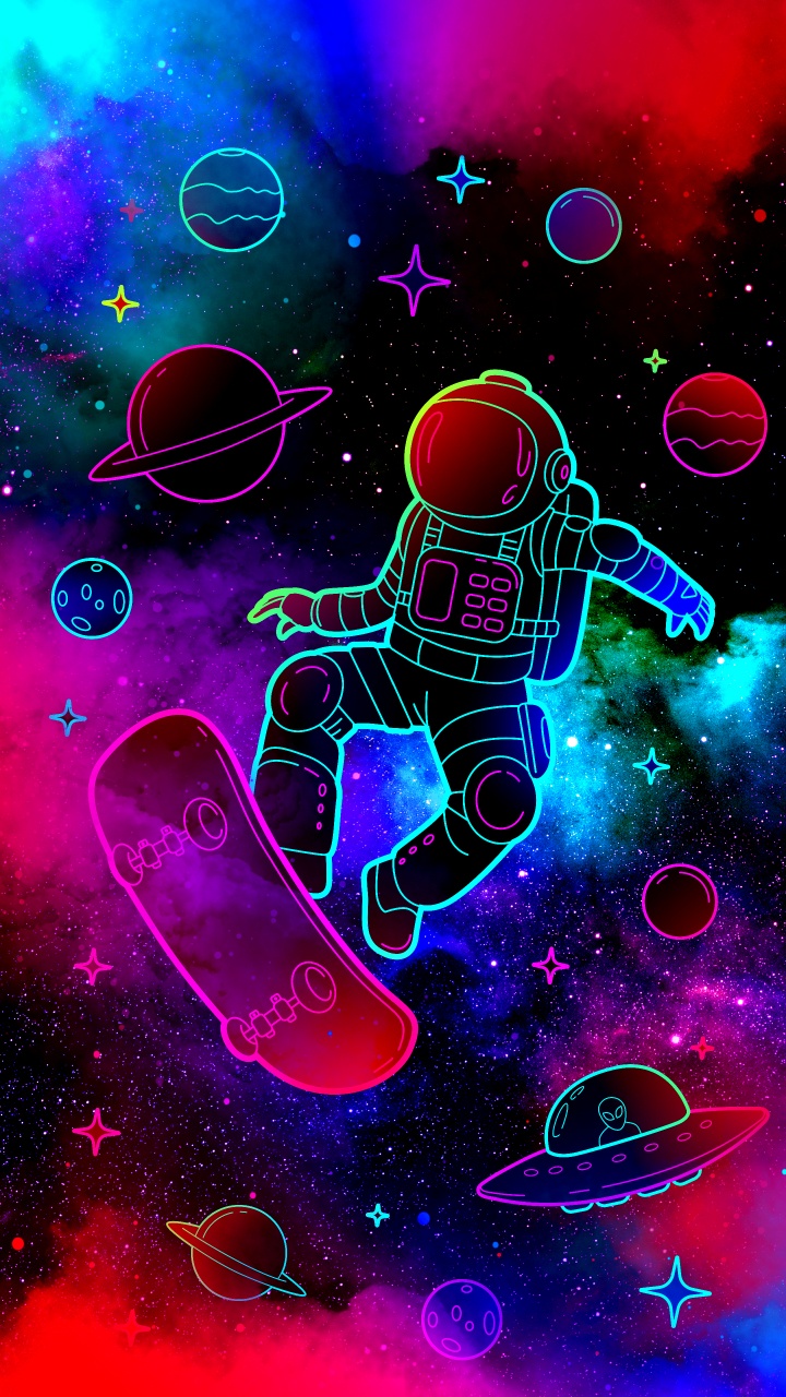 Обои мир, астрономический объект, Галактика, арт, наука в разрешении 720x1280