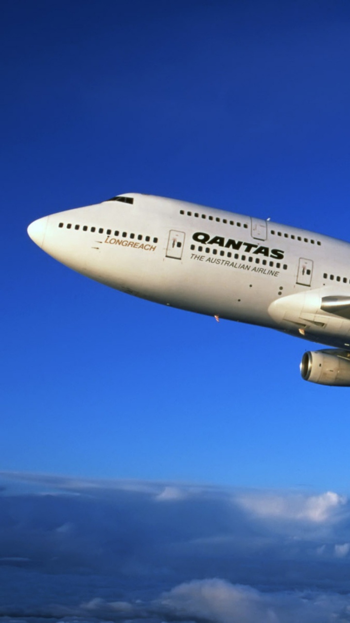 Обои Боинг 747, Боинг, авиалайнер, авиакомпания, воздушное путешествие в разрешении 720x1280