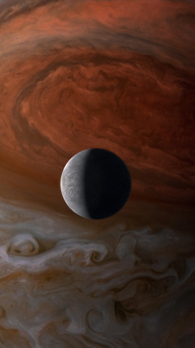 Обои IMAX, фильм критика, глаз, орган, космос в разрешении 750x1334