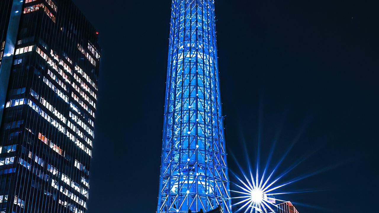 Обои ориентир, достопримечательность, небоскреб, здание, вышка в разрешении 1280x720