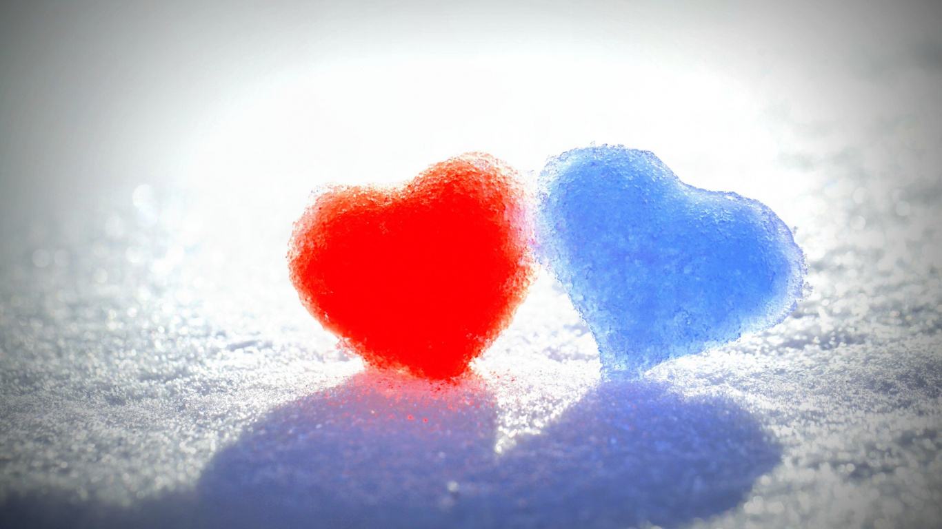 Обои сердце, День Святого Валентина, красный цвет, любовь, облако в разрешении 1366x768