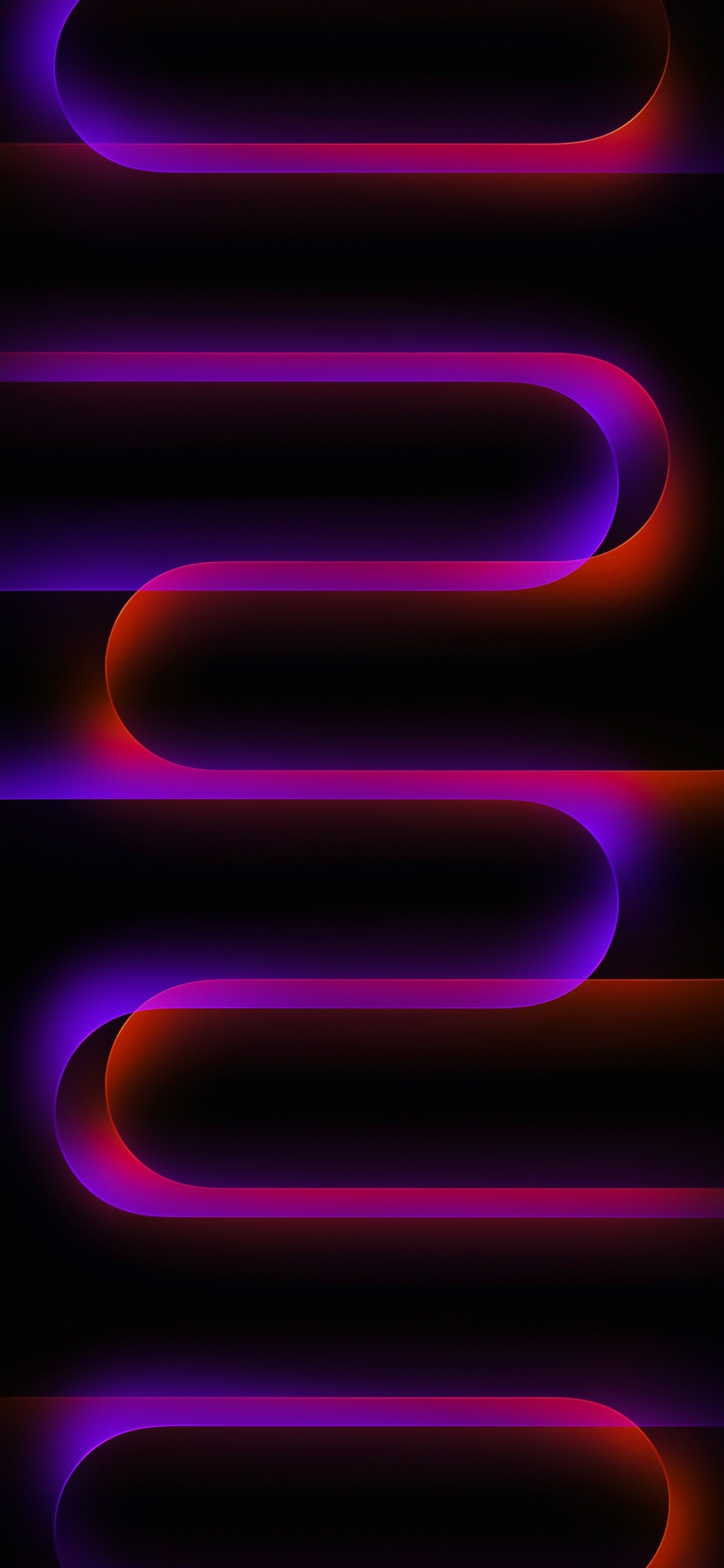 Обои яблоко м3, macbook, Эпл, неон в разрешении 1125x2436