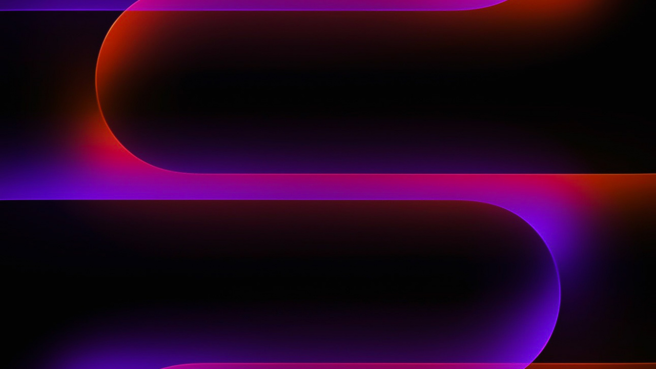 Обои яблоко м3, macbook, Эпл, неон в разрешении 1280x720