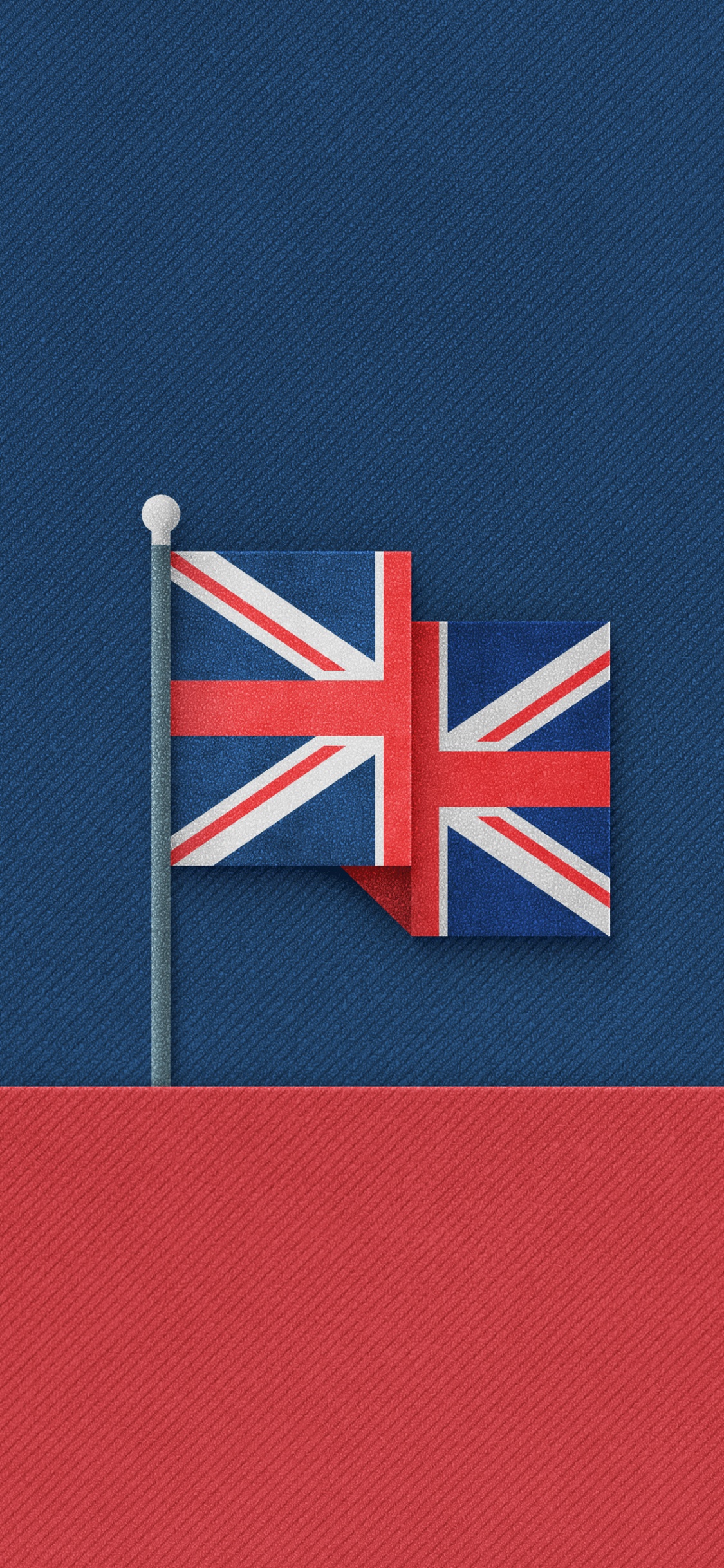 Обои британский флаг, Великобритания, флаг, Флаг Англии, Флаг города Лондон в разрешении 1125x2436
