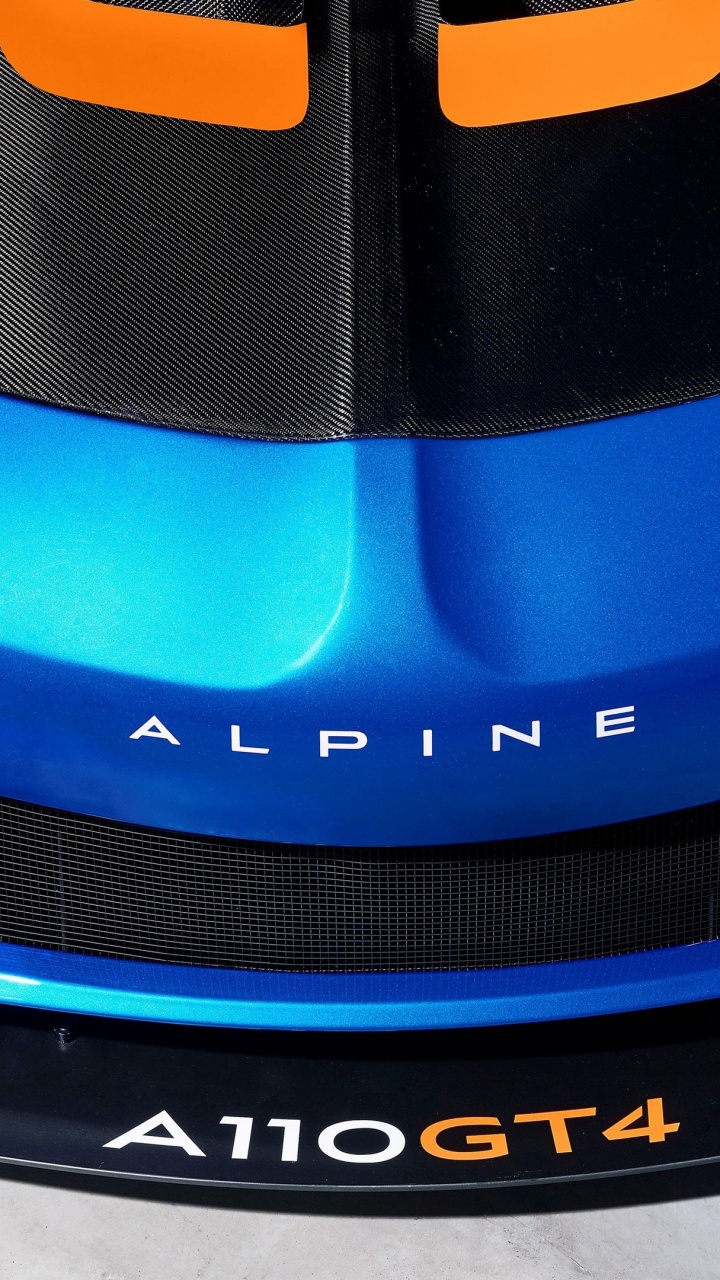 Обои alpine a110 gt4, Женевский Автосалон 2018, альпийские автомобили, легковые автомобили, Альпийских A110-50 в разрешении 720x1280