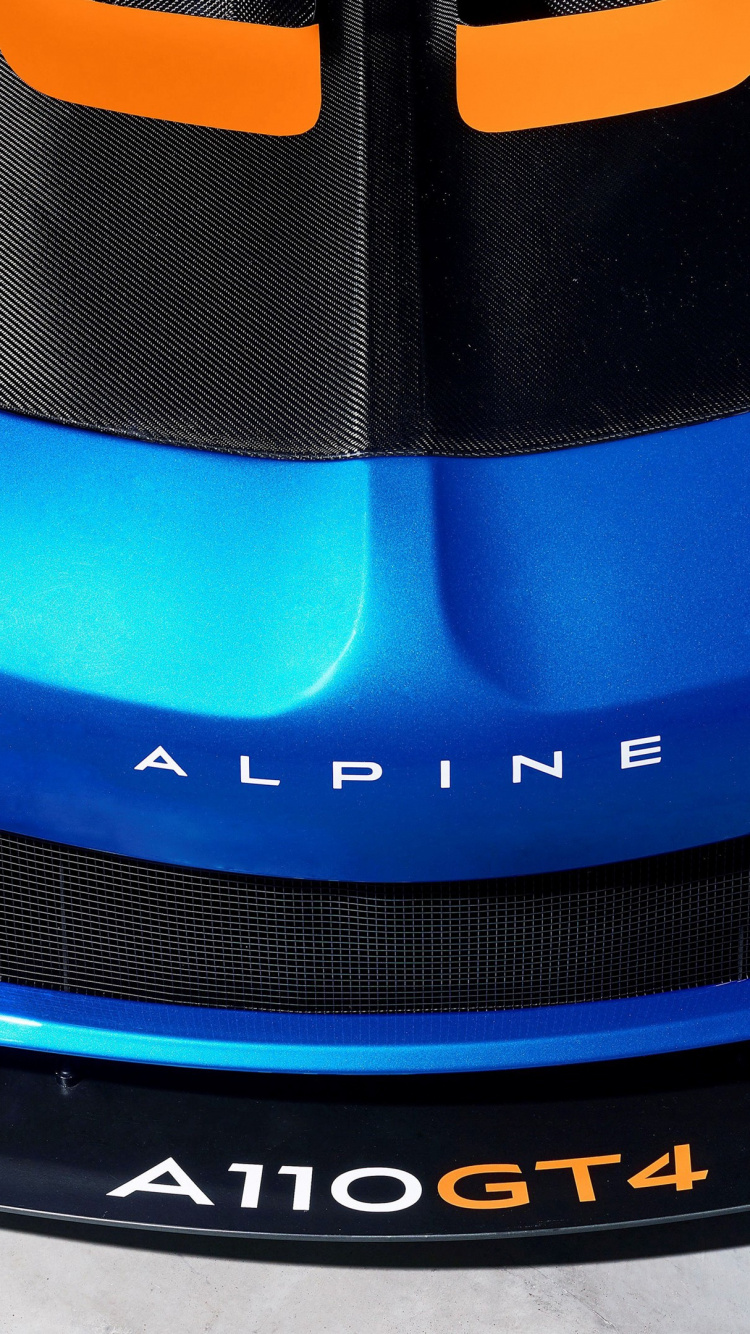 Обои alpine a110 gt4, Женевский Автосалон 2018, альпийские автомобили, легковые автомобили, Альпийских A110-50 в разрешении 750x1334