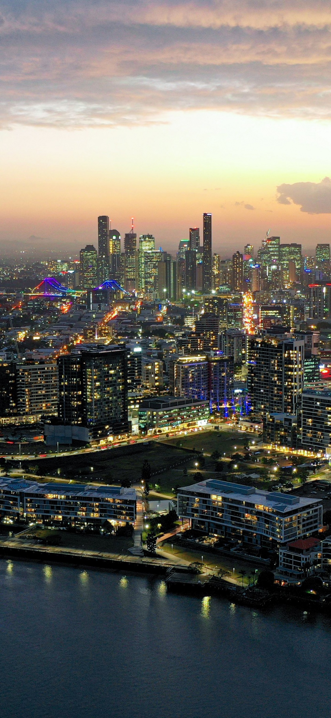 Обои пейзаж городской пейзаж, пейзаж, город, здание, НьюЙорк в разрешении 1125x2436