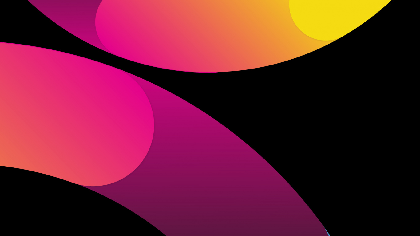 Обои визуальное искусство, Эпл, красочность, материальное свойство, арт в разрешении 1366x768