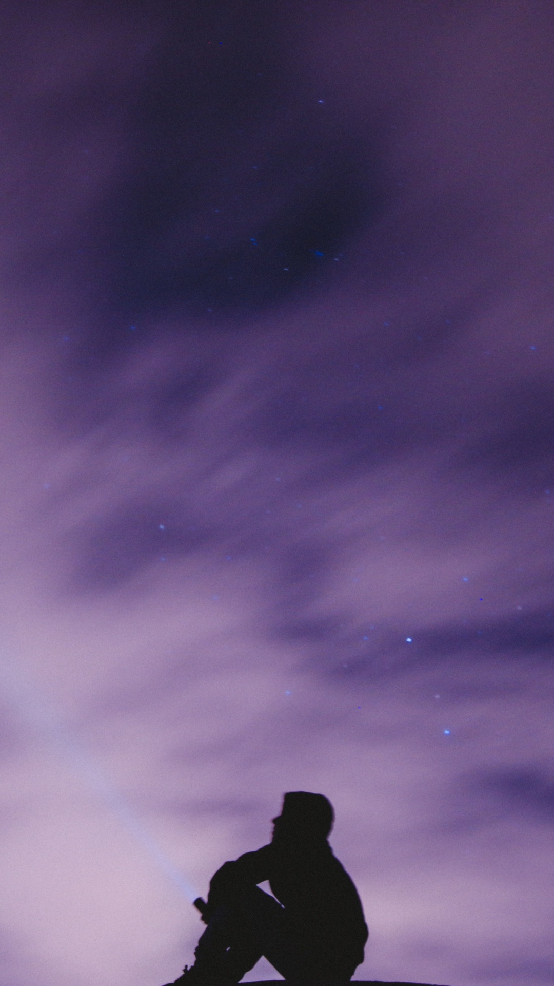 Обои пурпур, облако, свет, ночь, надежда в разрешении 1080x1920