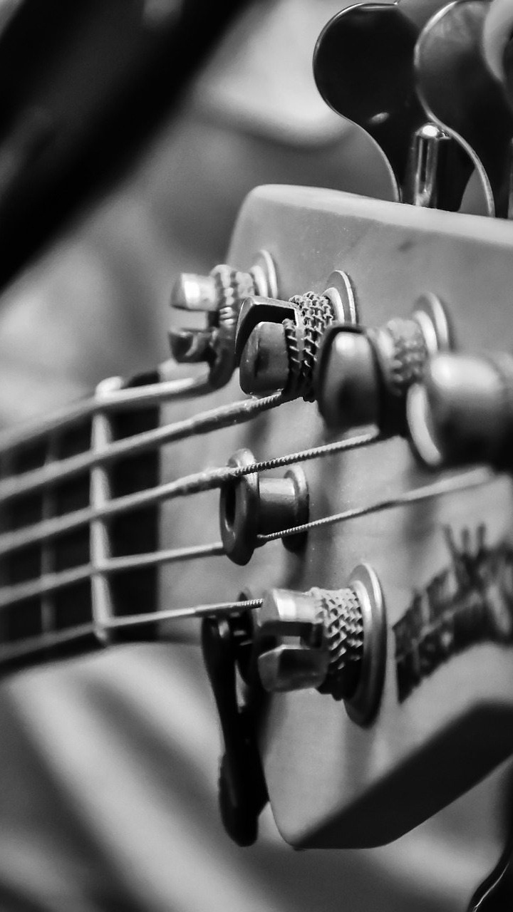 Обои басгитара, гитара, электрогитара, струнный инструмент, музыкальный инструмент в разрешении 720x1280