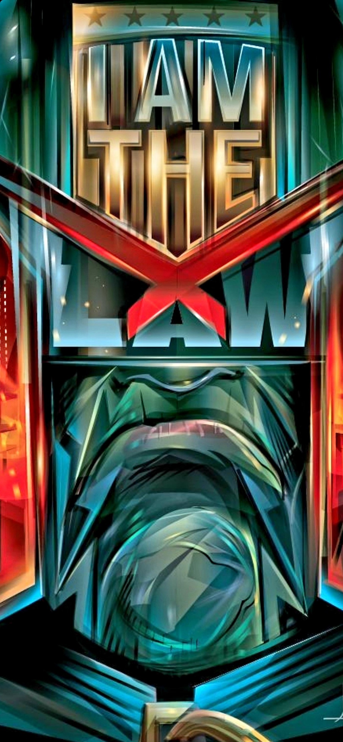 Обои компьютерная игра, судья Дредд, теперь генезис, характер, добро в разрешении 1125x2436